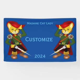 Banderoles Madame Cat Lady 2024 pour le président Thunder_Cov