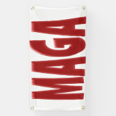 Banderoles MAGA avec texte rouge (Verticale)