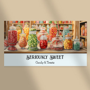 Banderoles Magasin de Bonbons Rétro Coloré Nostalgique