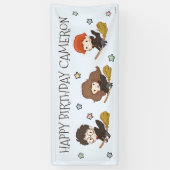 Banderoles Magique HARRY POTTER™ et Hogwarts (Vertical)