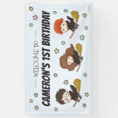 Banderoles Magique HARRY POTTER™ et Hogwarts (Vertical)