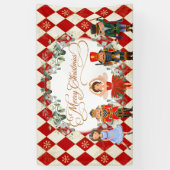 Banderoles Magique Nutcraker Joyeux Noël Fête de Noël (Vertical)