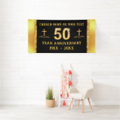 Banderoles Magnifique, 50ème anniversaire de l'église, Décora (Insitu)