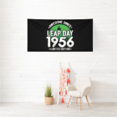 Banderoles Magnifique depuis 1956 - Leap Day Leap Année Anniv (Insitu)