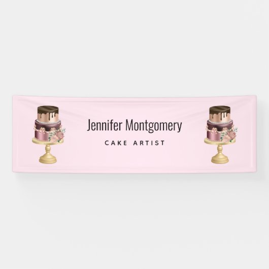 Banderoles Magnifique Glam Party Cake Business (Horizontal)
