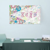 Banderoles Main Tirée Par EDDArt - Étoiles Et Coeurs 1 (Salon professionnel)