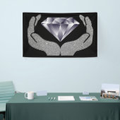 Banderoles Mains de diamant (Salon professionnel)