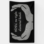 Banderoles Mains de diamant (Vertical)