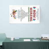 Banderoles Maintenant Embauche Aide Recherché Affaires Noël P (Salon professionnel)