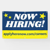 Banderoles Maintenant embaucher de l'aide a voulu rejoindre n (Horizontal)