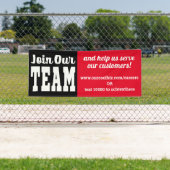 Banderoles Maintenant embaucher de l'aide a voulu rejoindre n (En situation)