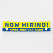 Banderoles Maintenant, l'aide à l'embauche voulait rejoindre  (Horizontal)