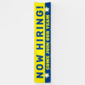 Banderoles Maintenant, l'aide à l'embauche voulait rejoindre  (Vertical)