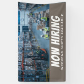 Banderoles MAINTENANT l'embauche week-end changements disponi (Vertical)