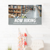 Banderoles MAINTENANT l'embauche week-end changements disponi (En situation)