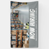 Banderoles MAINTENANT l'embauche week-end changements disponi (Vertical)