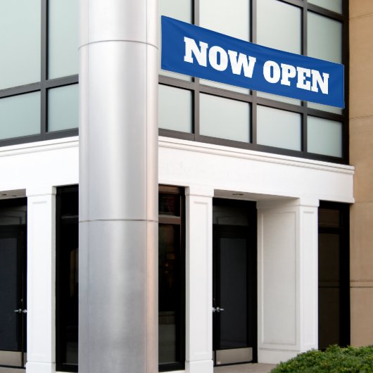 Banderoles Maintenant Ouvrir Personnalisé Nouvelle Entreprise (Bâtiment extérieur)