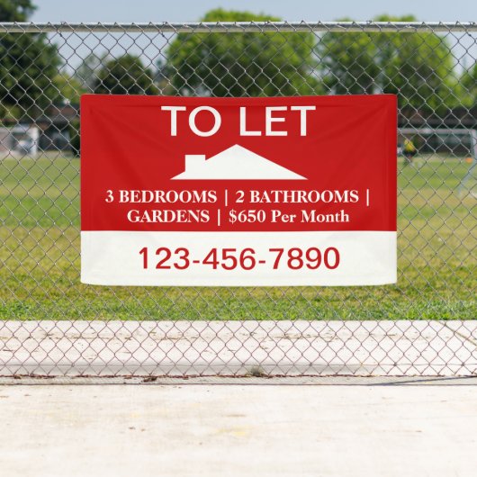 Banderoles Maison à louer par propriétaire (En situation)