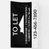 Banderoles Maison à louer par propriétaire (Vertical)