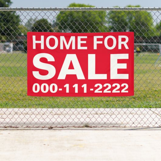 Banderoles Maison à vendre Immobilier (En situation)