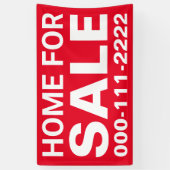 Banderoles Maison à vendre Immobilier (Vertical)