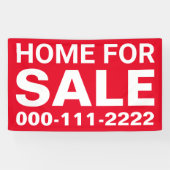 Banderoles Maison à vendre Immobilier (Horizontal)