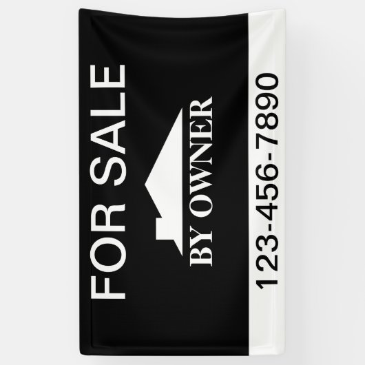 Banderoles Maison à vendre par propriétaire (Vertical)