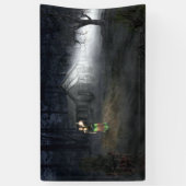 Banderoles Maison d'horreur d'Halloween (Vertical)