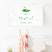 Banderoles Maîtrise Première Année Un Trou En Un Anniversaire (En situation)