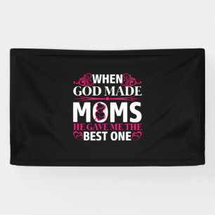 Banderoles Maman Art Il M'A Donné La Meilleure Maman