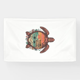 Banderoles Mamie drôle Turtle Beach Vintage Design de T-shirt