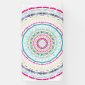 Banderoles mandala coloré (Verticale)
