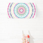 Banderoles mandala coloré (Insitu)