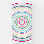 Banderoles mandala coloré (Verticale)