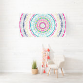 Banderoles mandala coloré (Insitu)