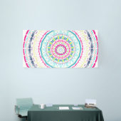 Banderoles mandala coloré (Salon professionnel)