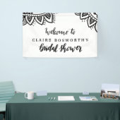 Banderoles Mandala Fête des mariées manuscrite Boho (Salon professionnel)