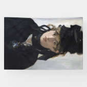 Banderoles Manet - Berthe Morisot with a bouquet of violets (Horizontal)