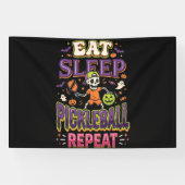 Banderoles Manger Dormir Pickleball Répéter Pickleball (Horizontal)