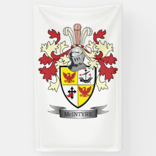 Banderoles Manteau de crête de famille de McIntyre des bras