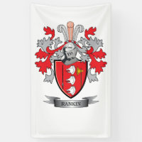 Manteau de crête de famille de Rankin des bras