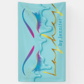 Banderoles Maquillage Artiste Eyelash Lashes Déchets de peint (Vertical)