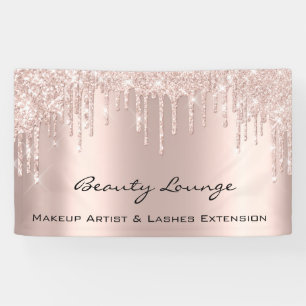 Banderoles Maquillage ArtisteLashes Extension Salon des cheve