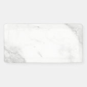 Banderoles Marbre Blanc (Horizontal)