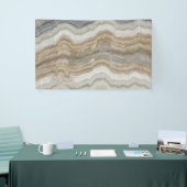 Banderoles marbre gris brun scandinave minimaliste (Salon professionnel)