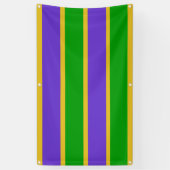 Banderoles Mardi Gras Stripes (Vertical)