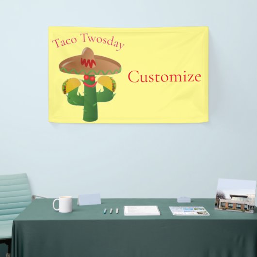 Banderoles Mardi Taco Saguaro Cactus Thunder_Cove (Salon professionnel)