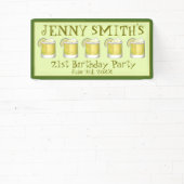 Banderoles Margarita Cocktail 21e Anniversaire Bachelorette (Insitu)