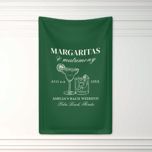 Banderoles Margaritas et mariage Week-end enterrement de vie