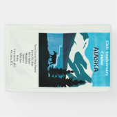 Banderoles Mariage Anniversaire Croisière Alaska (Horizontal)